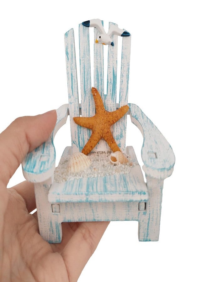 AzsVbvs 2 Pack Wooden Handmade Mini Chair Box Beach Decor Nautical Theme Decoration for Home Office Desk (Starfish) - Image 5